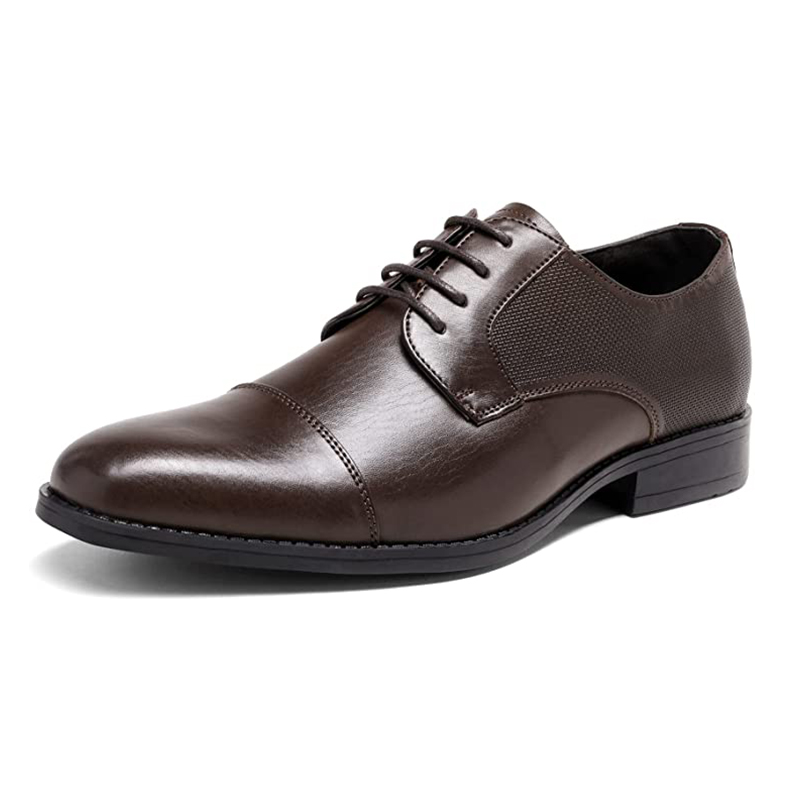 princess polly baby blue dress Men's Coffee Oxford Shoes - Turkish Handmade Barefoot Shoes Men / EU 46 / US 12.5 main image 0