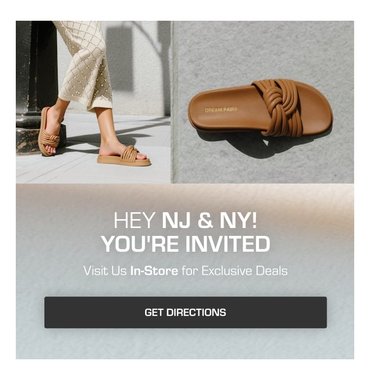 HEY NJ & NY! YOU'RE INVITED Visit Us In-Store for Exclusive Deals