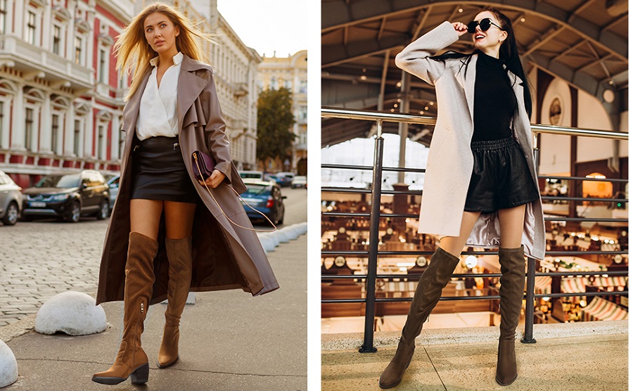 How To Wear Over The Knee Boots Over 40 To Look Bold And Classy Dream Pairs