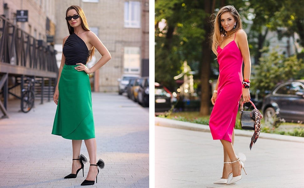 Best shoes to wear with a midi dress best sale