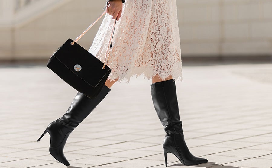 Knee high winter boots best sale