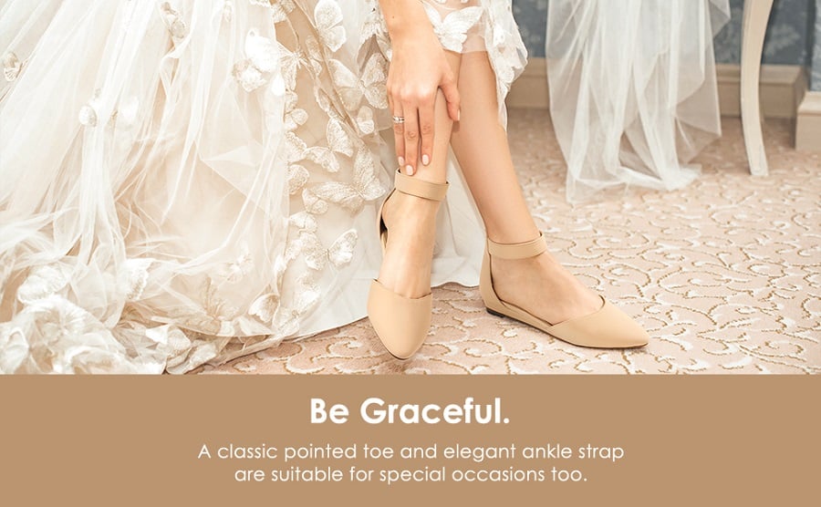 7 Ways To Style Flat Wedding Shoes For Women