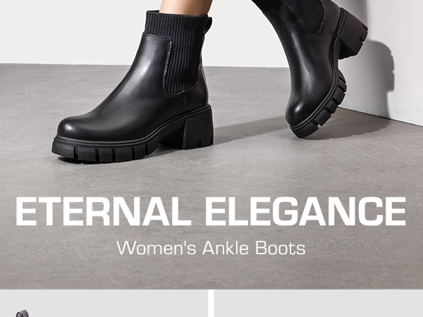 Women s 2.5 Inch Wedge Chelsea Boots DREAM PAIRS