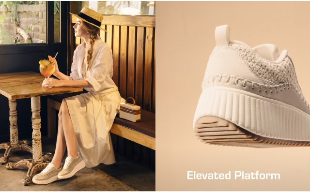 Women's City Tweed Platform Chunky Sneakers-Dream Pairs