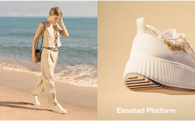 Beach day platform sneakers hotsell