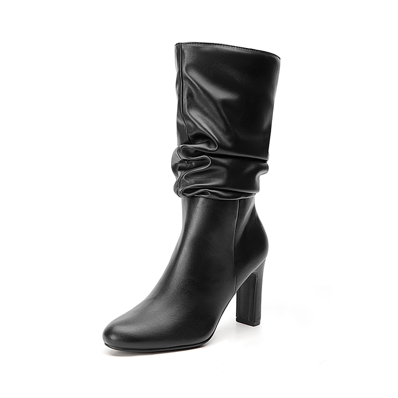 Slouchy Mid calf Boots DREAM PAIRS