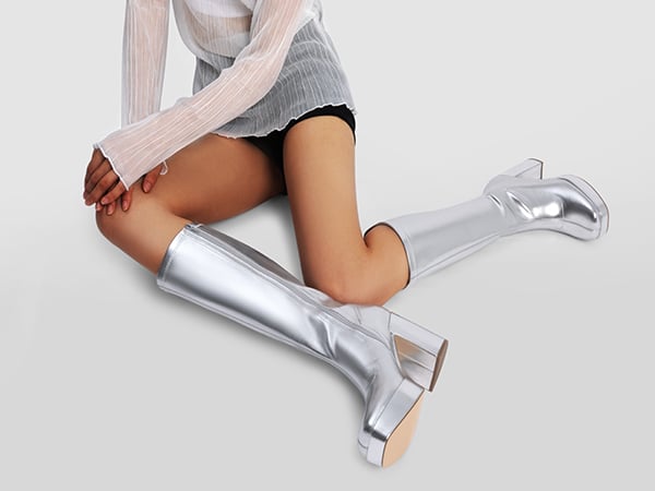 Y2K Gogo Knee-high Platform Boots-DREAM PAIRS