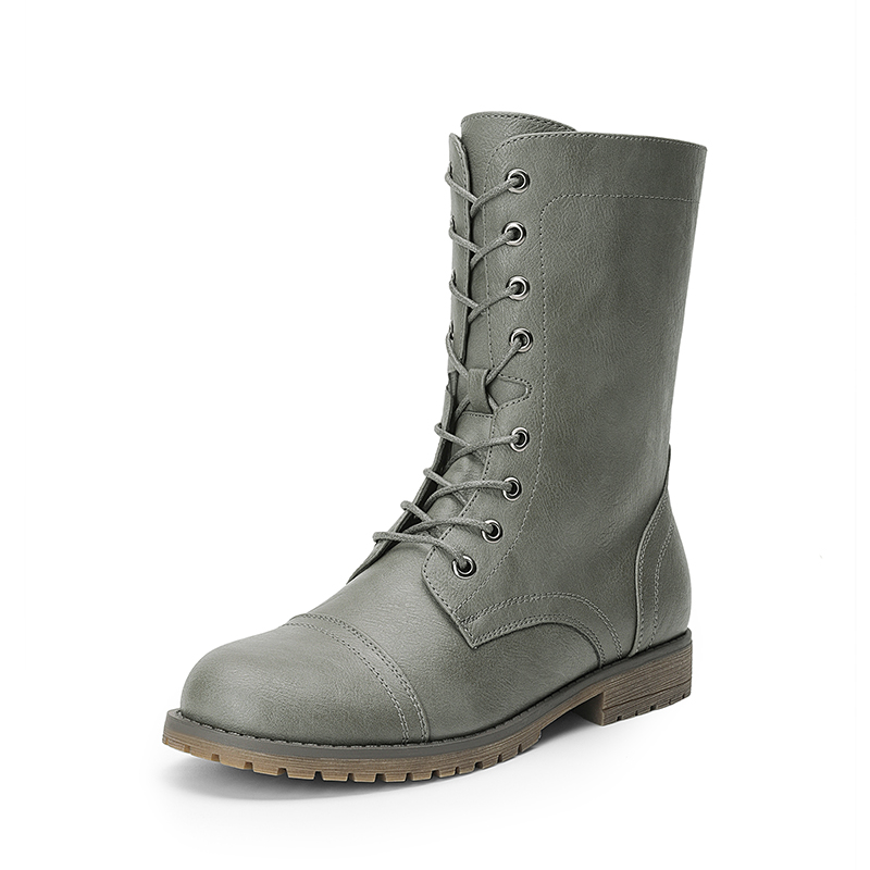 Womens mid calf combat boots new arrivals