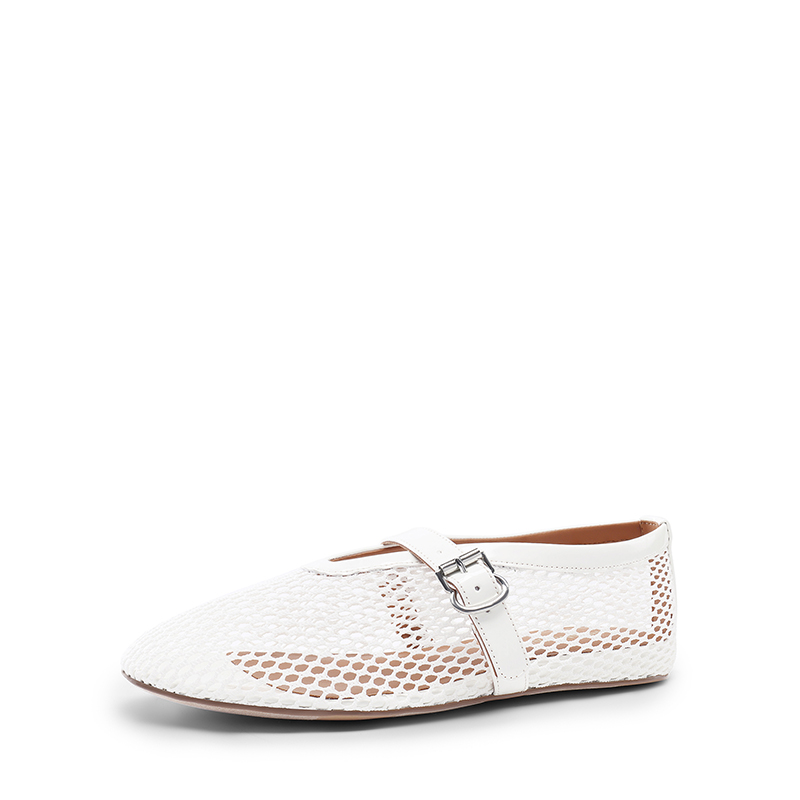 Fishnet Ballet Flats