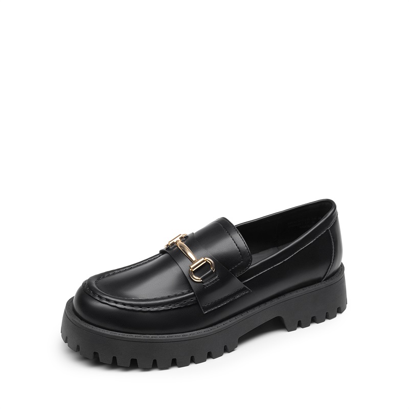 Slip Resistant Platform Chunky Penny Loafers