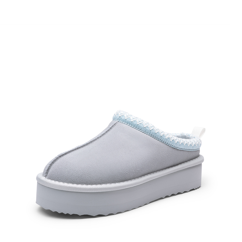FuzzyEasy Women's Platform Slip-on] Plush Fur-Lined Winter