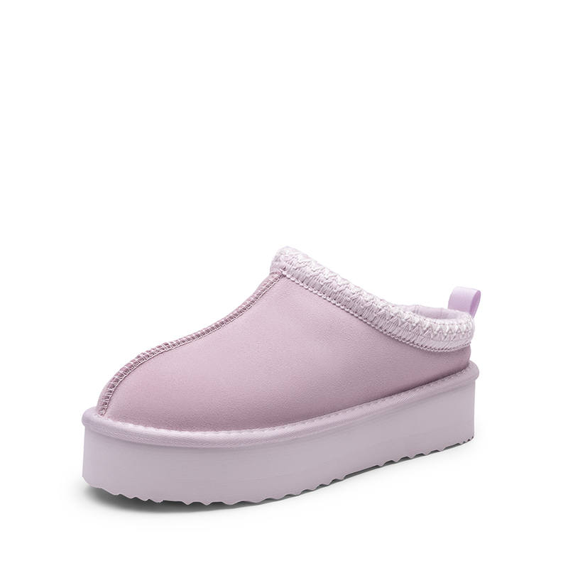 FuzzyEasy Women's Platform Slip-on] Plush Fur-Lined Winter