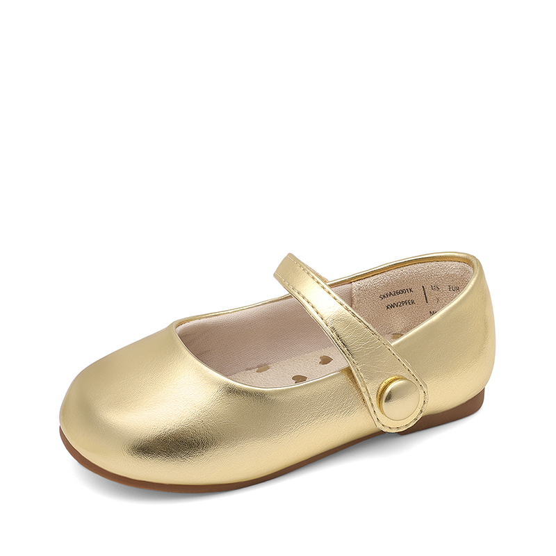 Gold Toddler Flats
