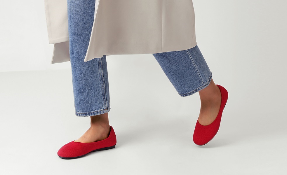 Women’s Red Flats for a Versatile Choice for Everyday