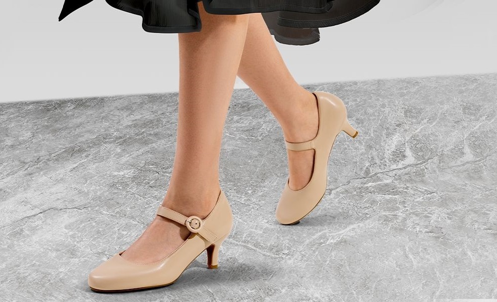 4 Best Nude Shoes To Wear With A Black Dress