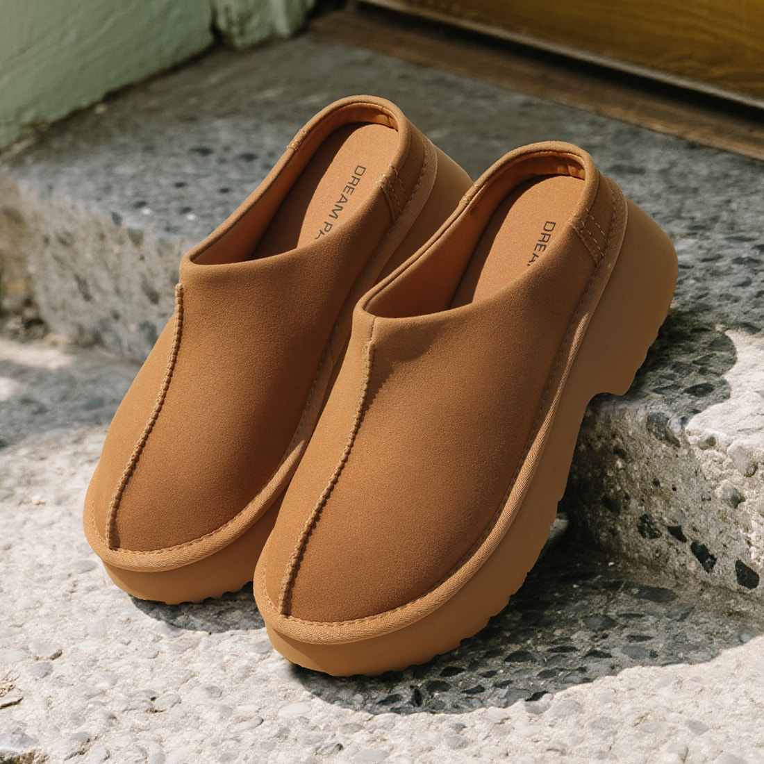DREAM PAIRS Sandalias de cuña elegantes para mujer, estilo