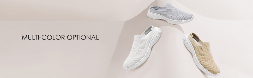 Women's Lightweight Slip-On Mule Sneakers-Dream Pairs