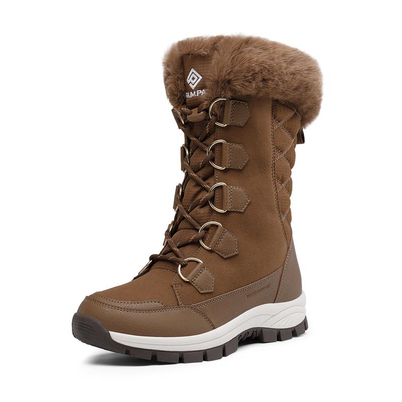 Dream pairs women's dp warm faux fur lined mid calf winter snow boots clearance