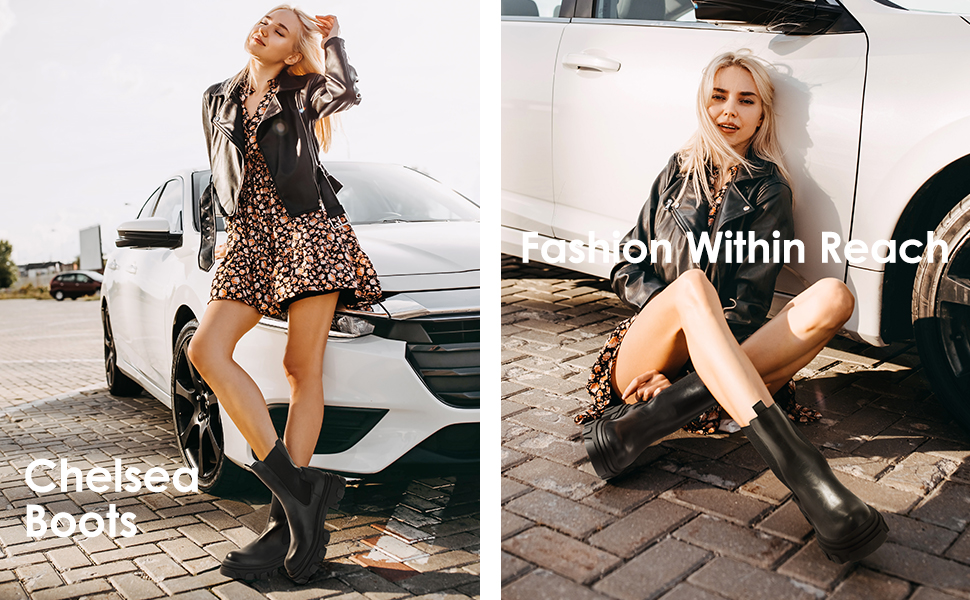 How to Style Chelsea Boots with Dresses-Dream Pairs