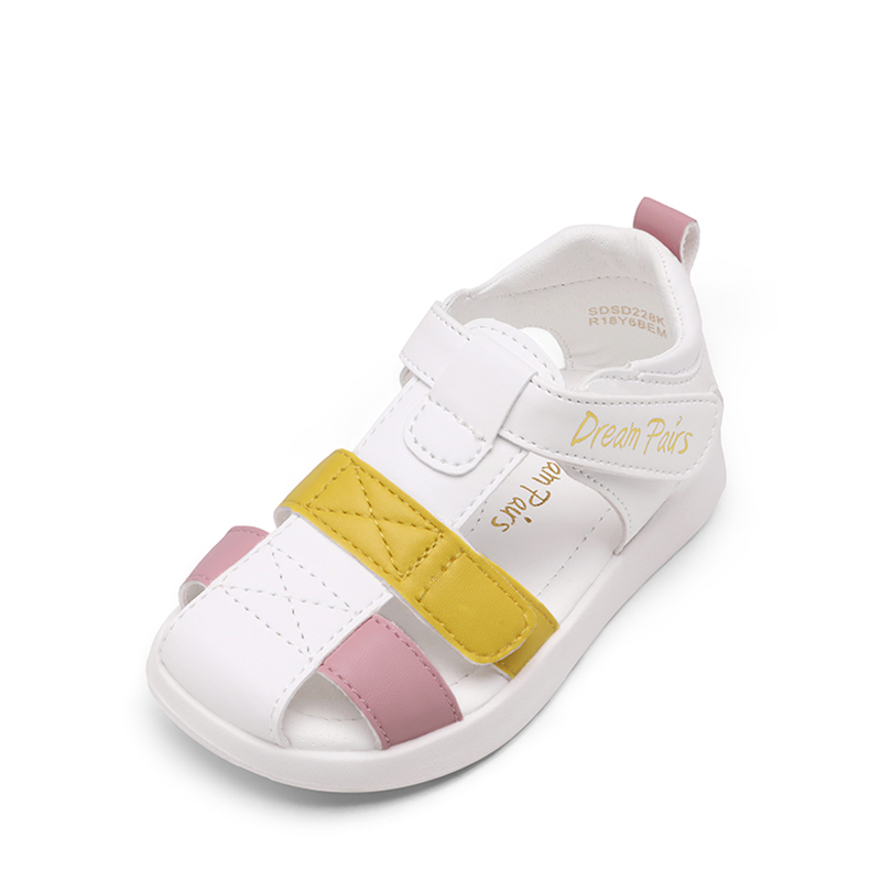 Dream Pairs Kids Brown Toe-Protective Closed-Toe Sandals Kids DIY Butterfly Sandals | Closed Toe Sandals-Dream Pairs main image 4