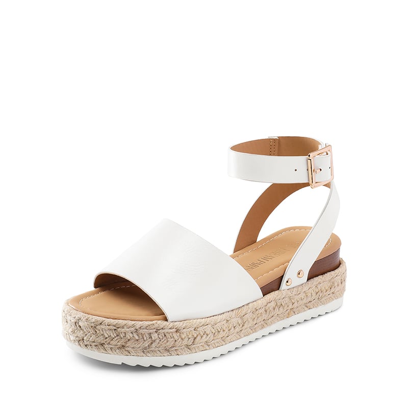 Espadrille open toe ankle strap platform sandals online
