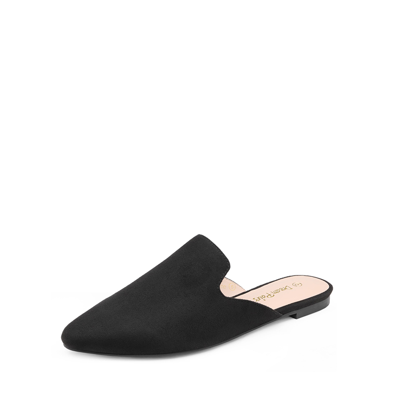 Pointed flat mule hotsell