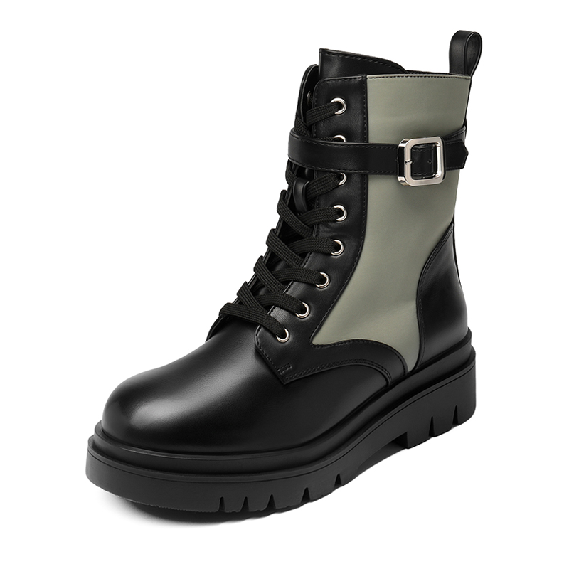 Lug-Sole Combat Boots
