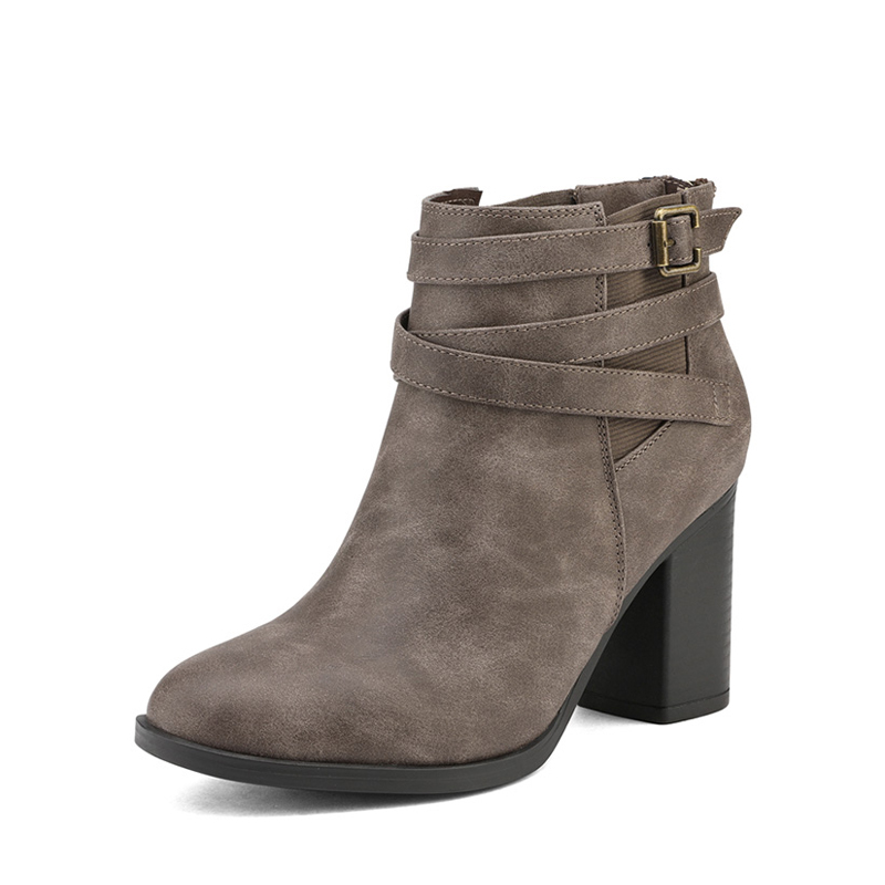 【AAKE】SPOONING MOOD BOOTS AKAADA UMI PASTEL LILAC STRETCH LEATHER CHUNKY ANKLE BOOTS