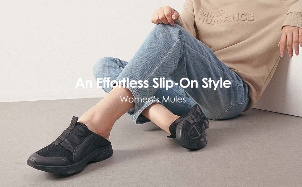 Womens mules with arch support on sale