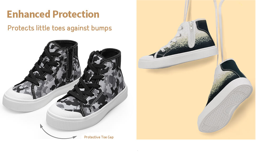 Kids High Top Sneakers | Kids Canvas Sneakers-Dream Pairs