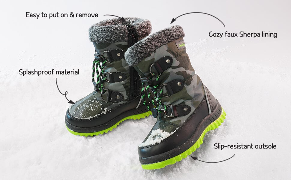 Slip resistant snow boots outlet