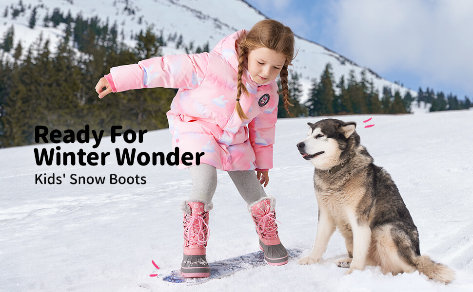 Kids snow boots size 10 clearance