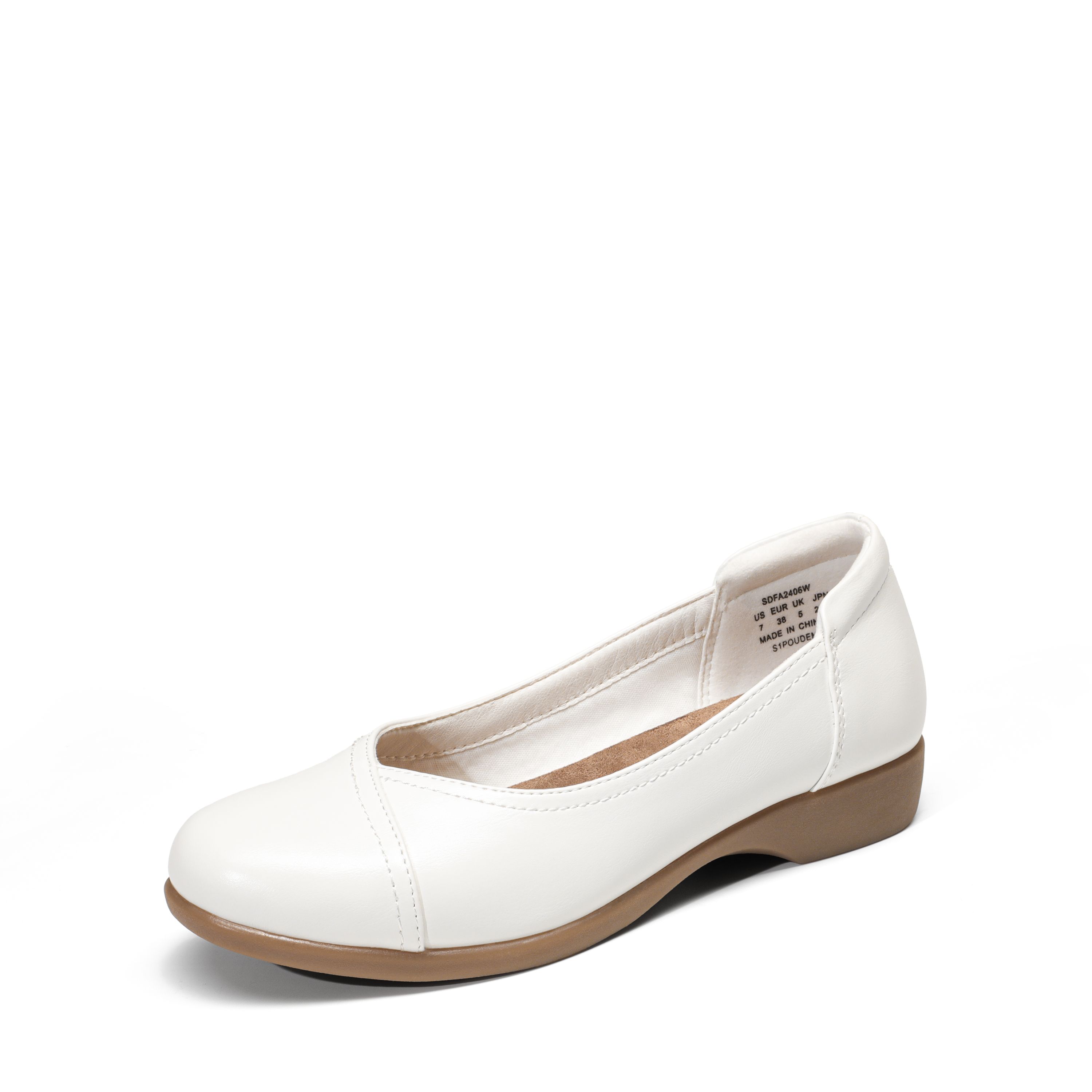 Mary Jane Shoes For Women: Bordo Leather Flats With Comfortable Low Heels