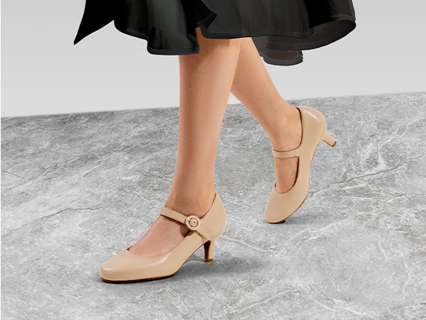 Women s Low Mary Jane Kitten Heels Dream Pairs