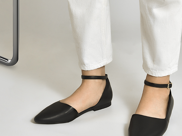 D'orsay shoes with ankle strap clearance