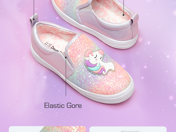 Little girls unicorn shoes shop