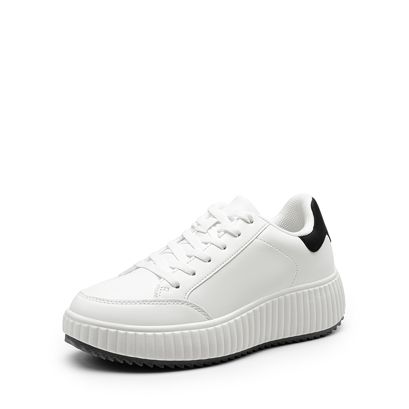 Black and white platform sneakers hotsell