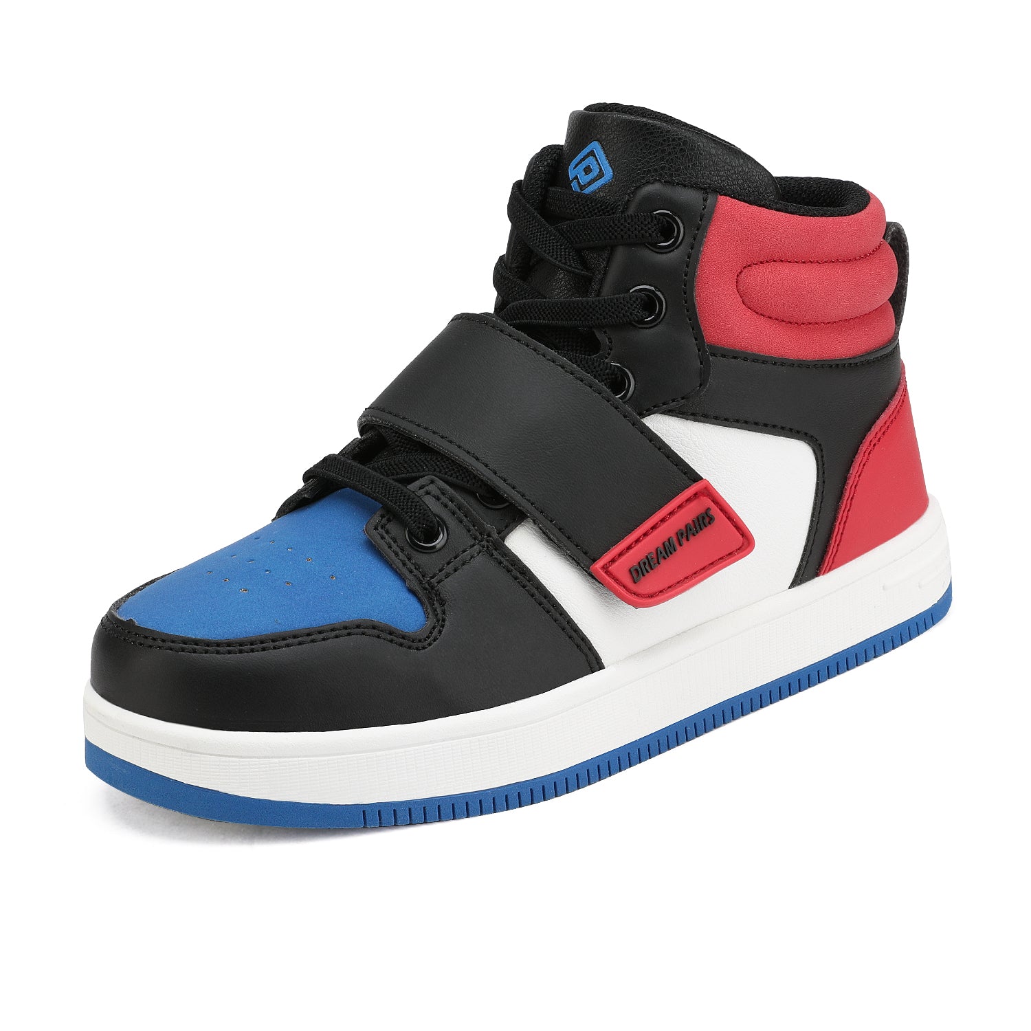 Kids High-Top Sneakers - Red and Blue Cherry High Top Sneaker – Freshly Picked main image 4