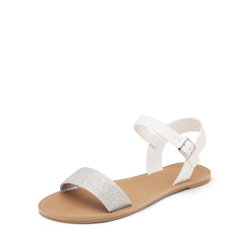 Ankle Strap Open Toe Flat Sandals