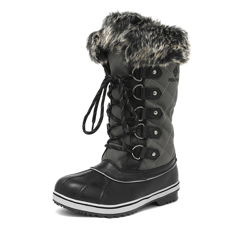 chinese dress ladies Winter Women's Cotton-padded Thick fleece lined Ankle Snow Boots |