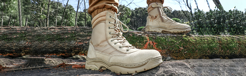 NORTIV 8 Men's Comfortable Military Tactical Boots