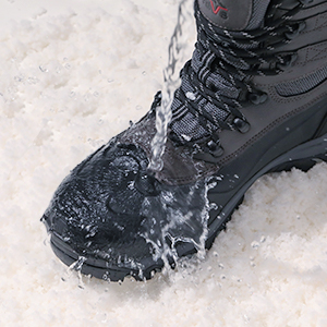 NORTIV 8 Men's Wide Waterproof Insulated Snow Boots