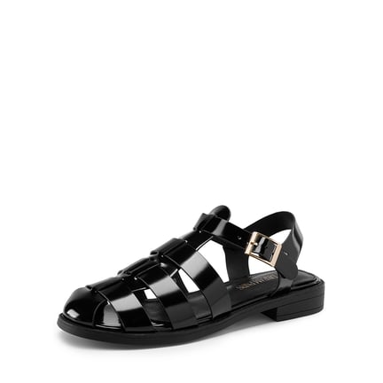 Black high top flip gladiator sandals hot sale