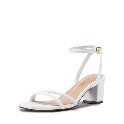 White short heel shoes hot sale