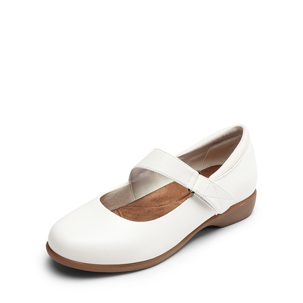 Women's White Mary Jane Shoes-Dream Pairs