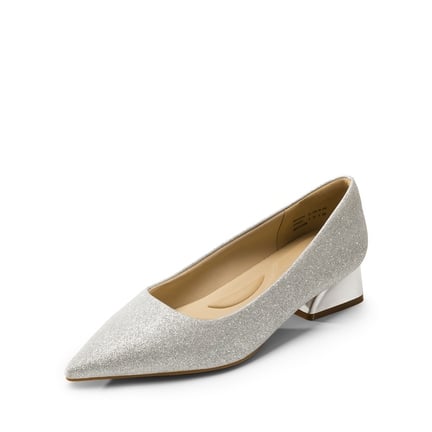 Womens silver dress shoes wide width on sale