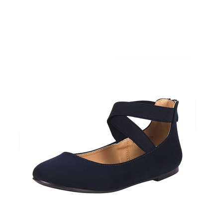 Girls ankle strap flats store