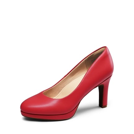 Red pumps comfortable new arrivals
