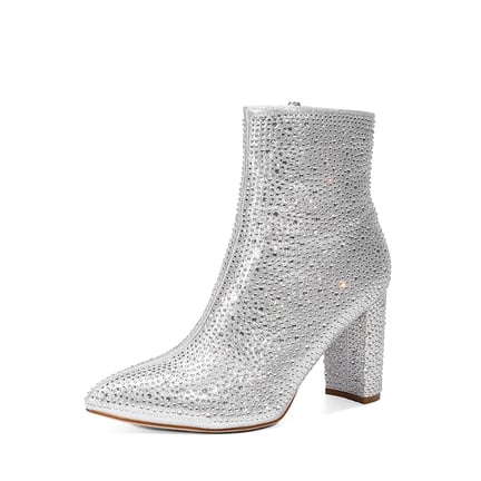 Women's Rhinestone Boots-DREAM PAIRS