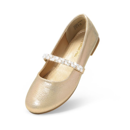 Gold kids dress shoes hotsell